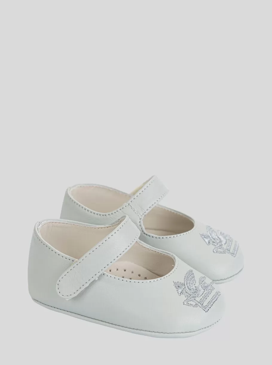 Layette Fille 1-9 Mois^ETRO BALLERINES BÉBÉ BLEU