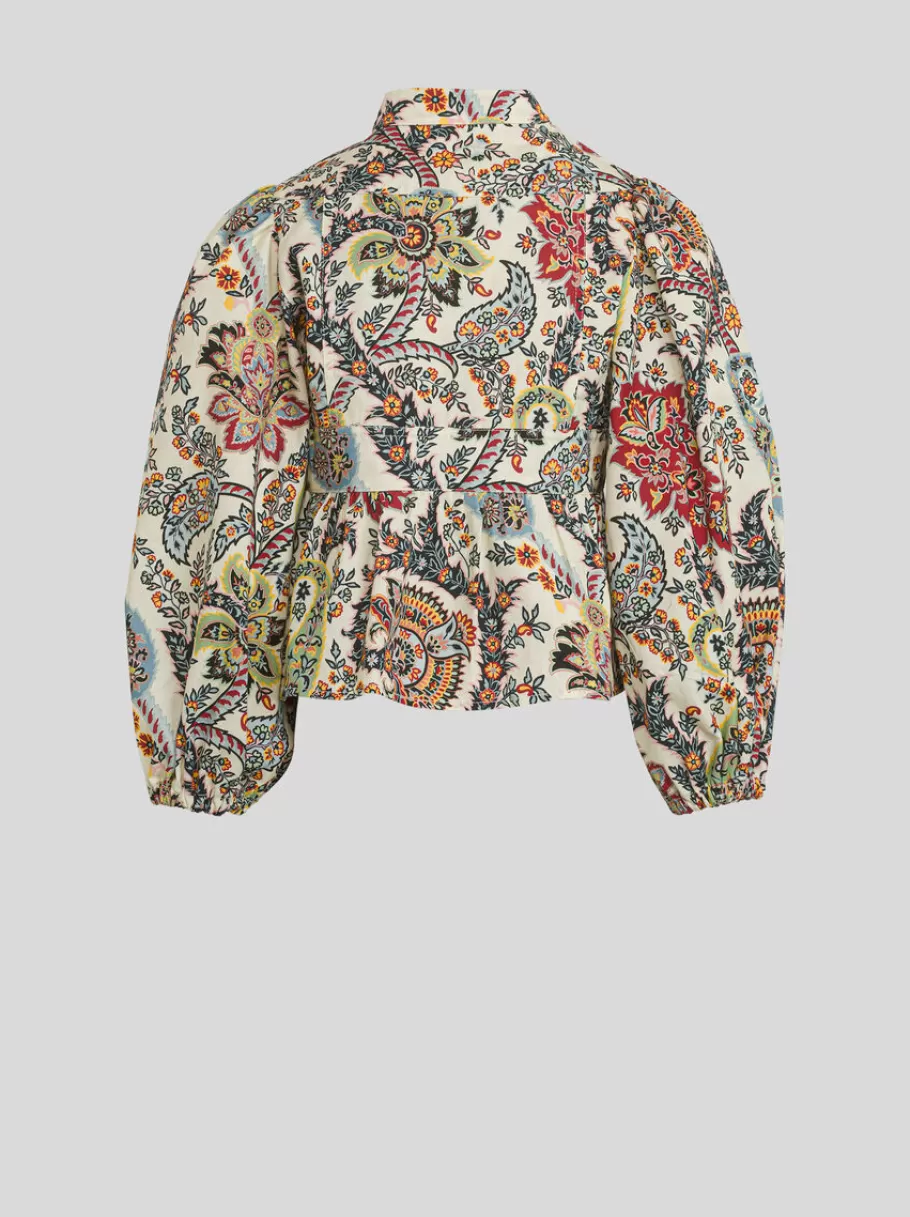Hauts^ETRO BLOUSE PAISLEY ENFANT BLANC