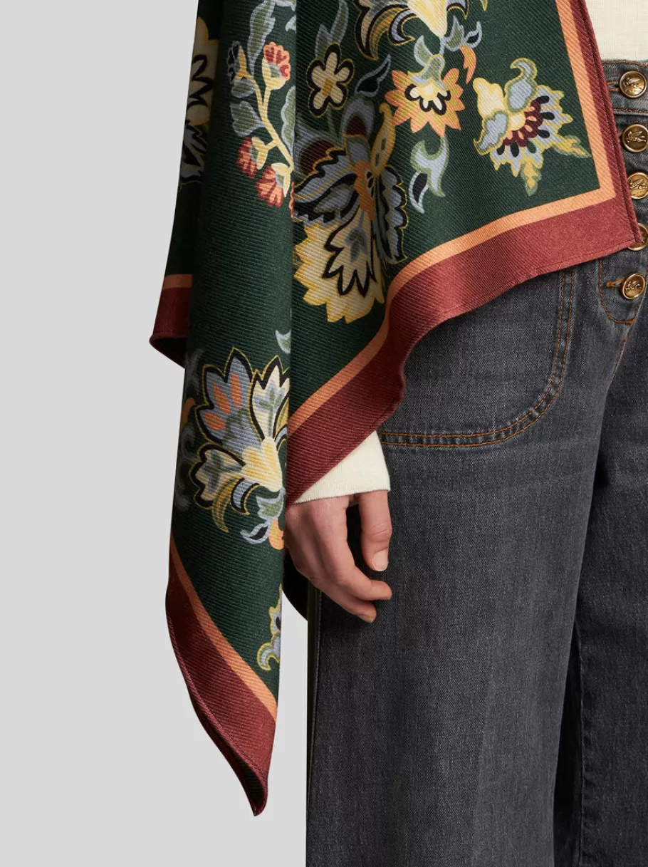 Capes Et Ponchos^ETRO CAPE PAISLEY FLEURIE