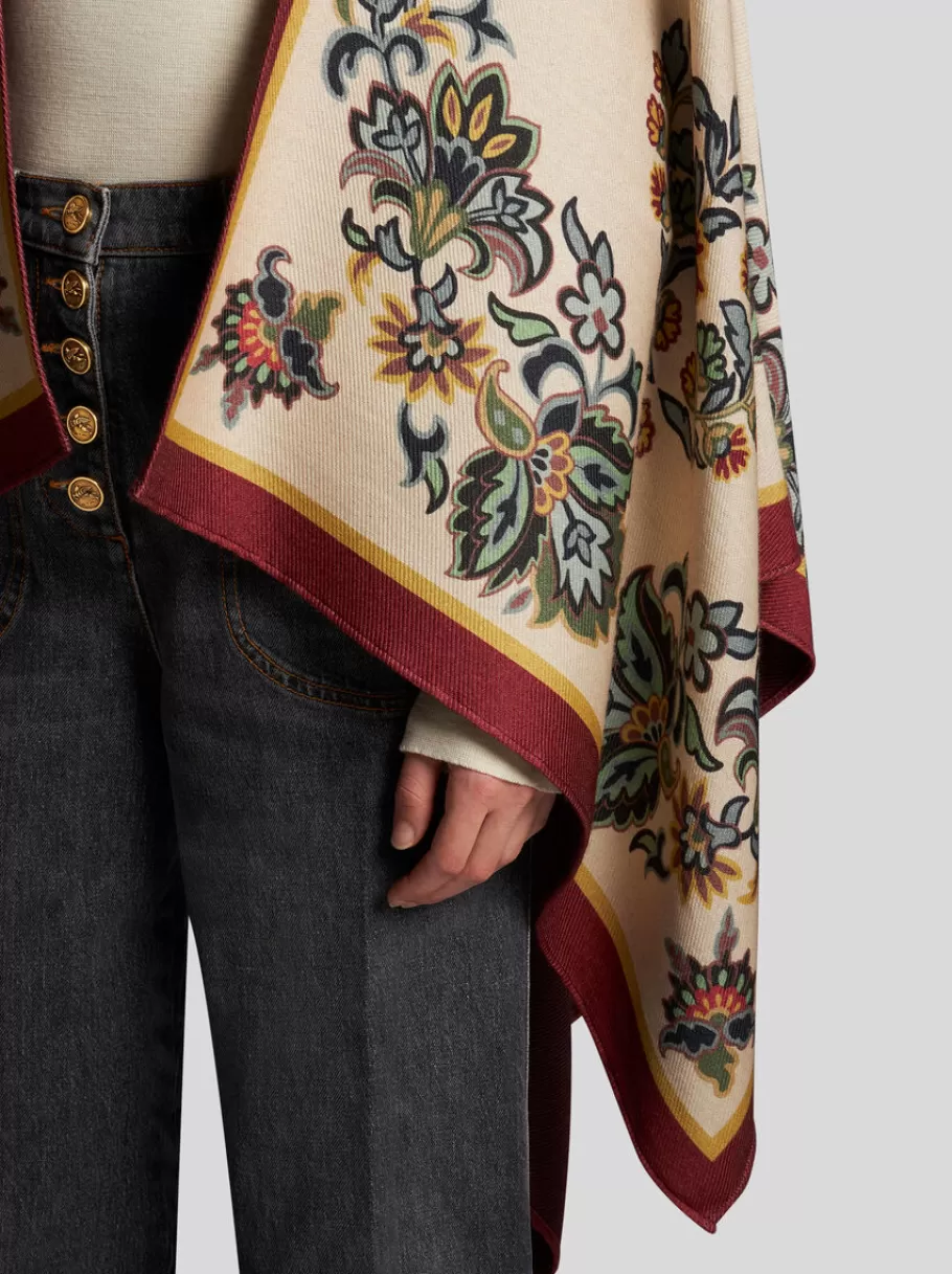 Capes Et Ponchos^ETRO CAPE PAISLEY FLEURIE