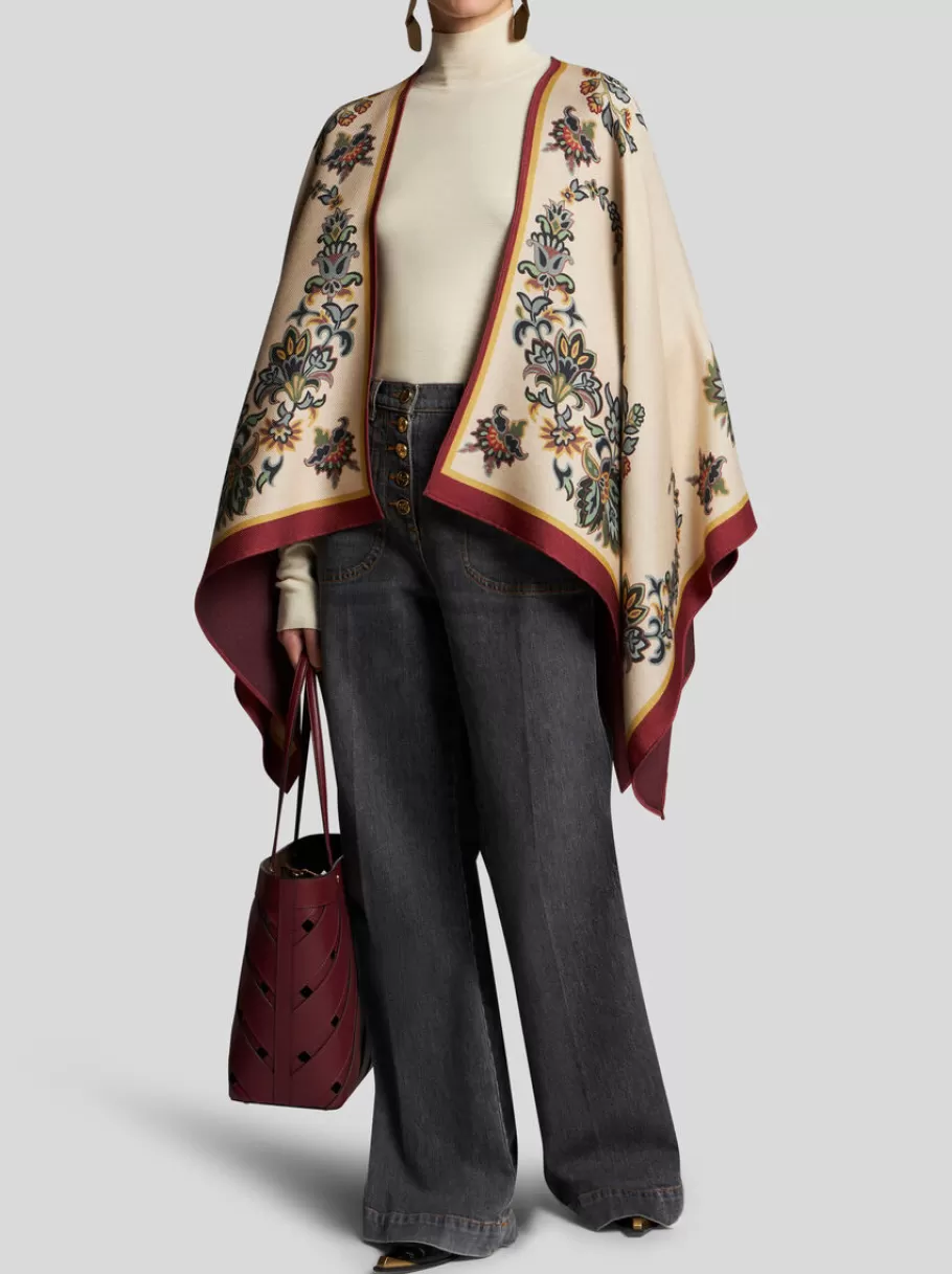 Capes Et Ponchos^ETRO CAPE PAISLEY FLEURIE