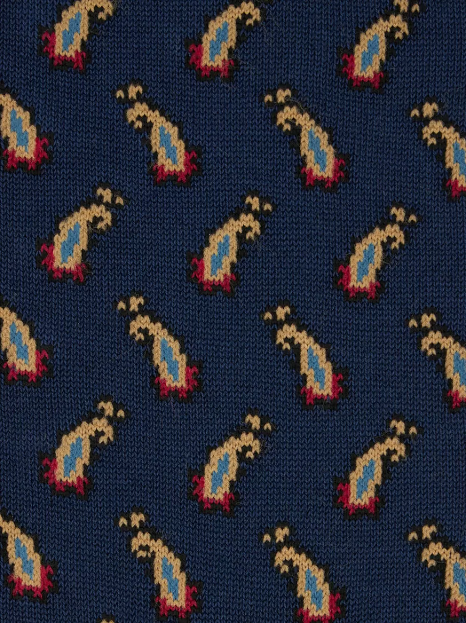 Chaussettes^ETRO CHAUSSETTES À MICRO MOTIF PAISLEY JACQUARD