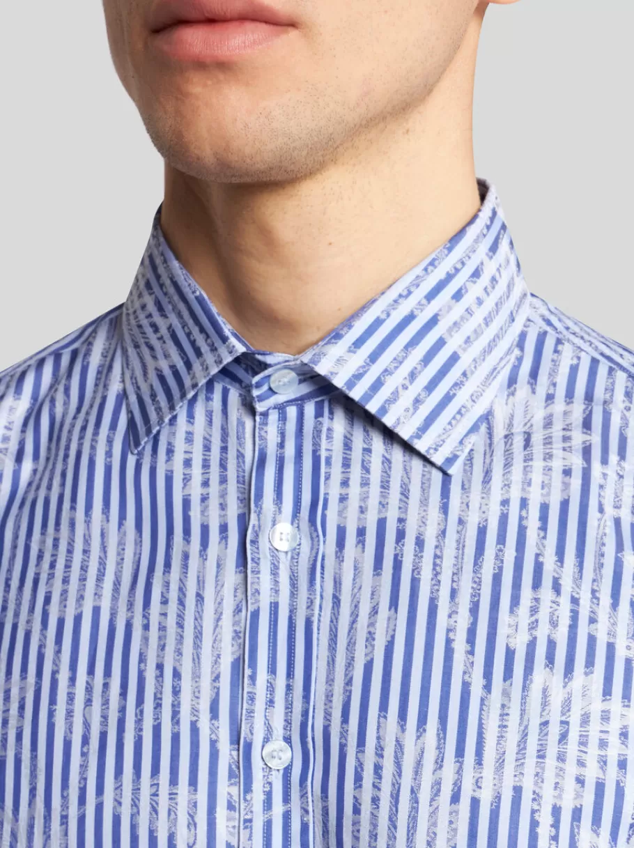 Chemises^ETRO CHEMISE À RAYURES JACQUARD