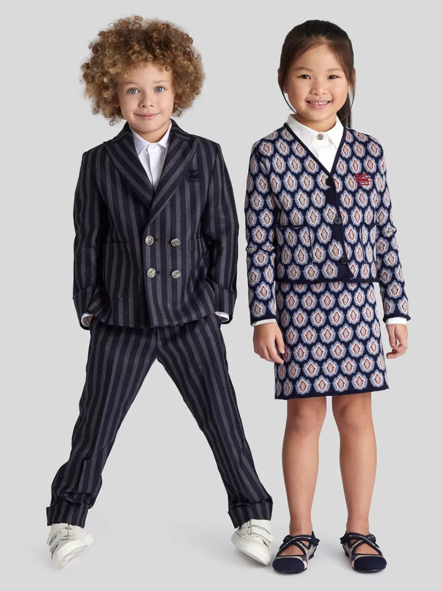 Hauts^ETRO CHEMISE EN COTON ENFANT BLANC