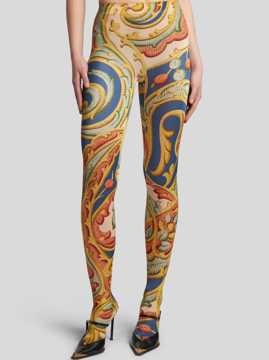 Chaussettes Et Collants^ETRO COLLANTS PAISLEY BAROQUE