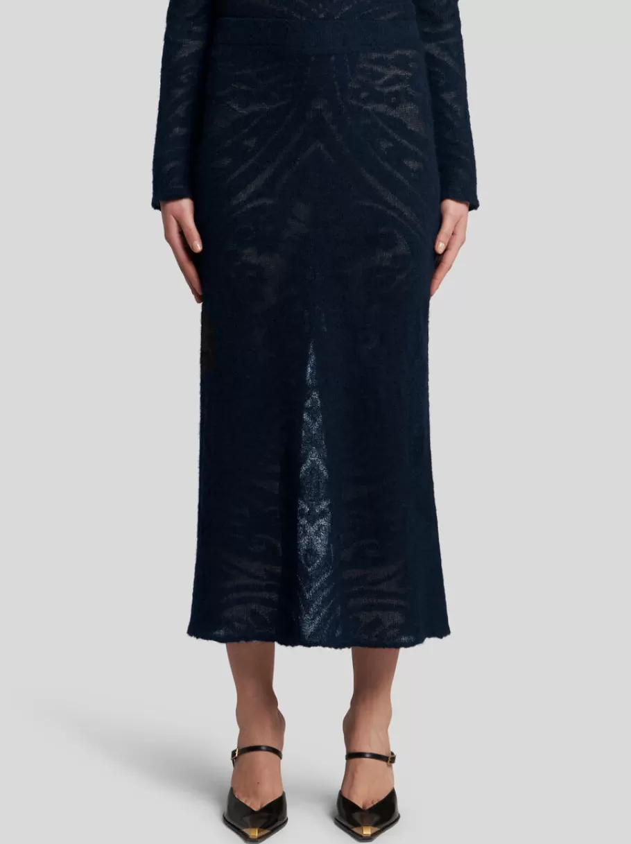 Jupes | Maille^ETRO JUPE EN MAILLE JACQUARD NOIR