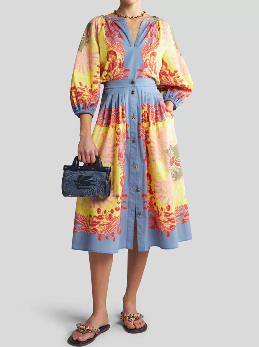 Jupes^ETRO JUPE SUMMER JAUNE