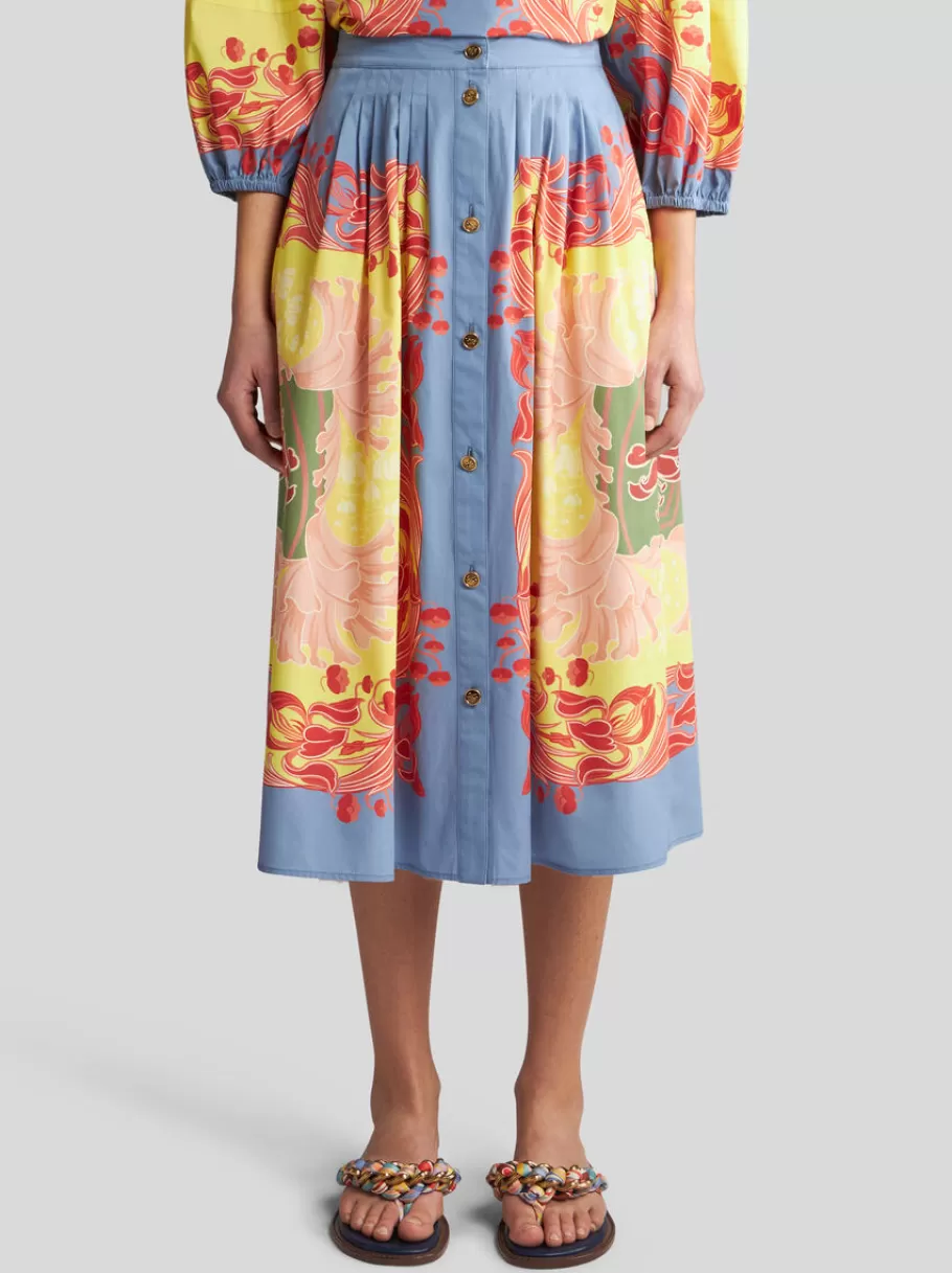 Jupes^ETRO JUPE SUMMER JAUNE
