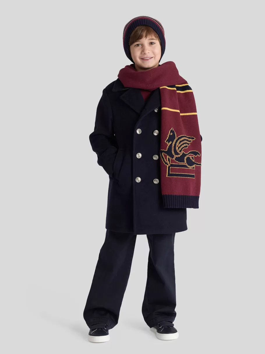 Hauts | Hauts^ETRO MANTEAU CROISÉ ENFANT BLEUMARINE