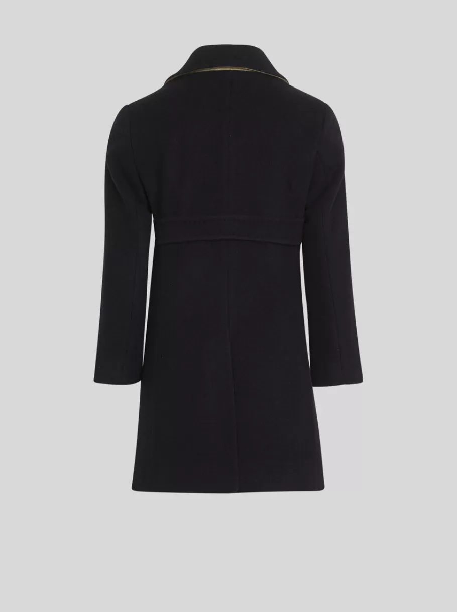 Hauts^ETRO MANTEAU CROISÉ ENFANT BLEUMARINE