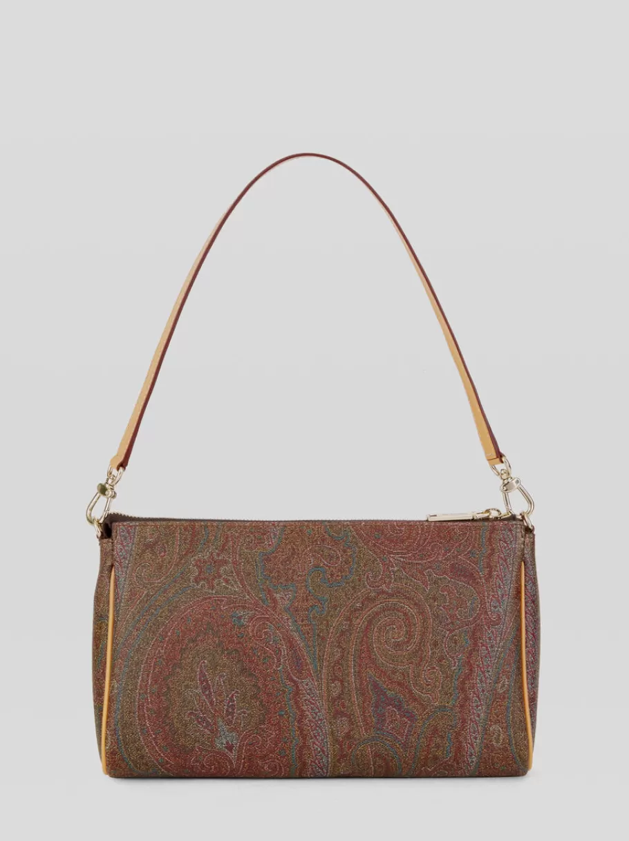 Etro Arnica | Etro Arnica^ETRO MINI SAC PAISLEY AVEC DÉTAILS EN CUIR BORDEAUX