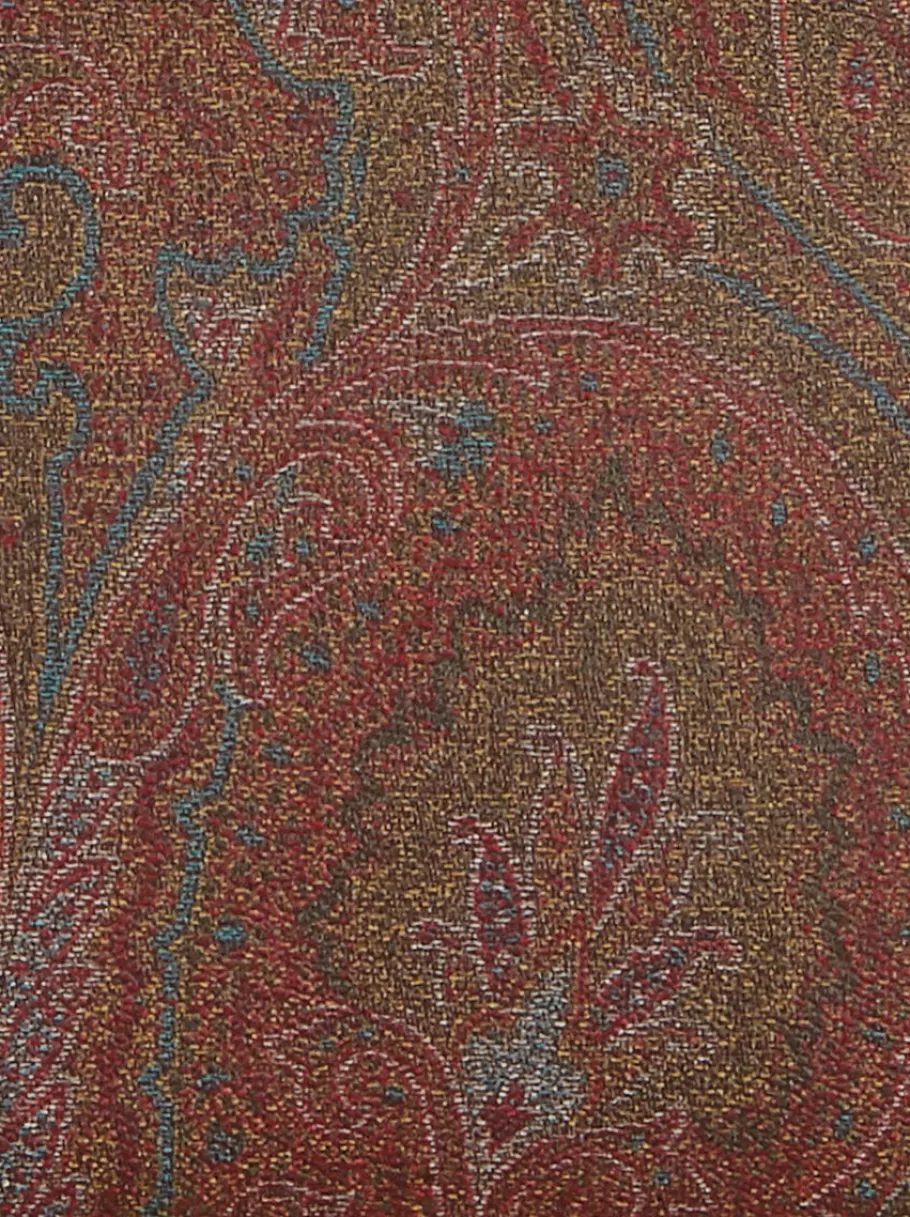Etro Arnica | Etro Arnica^ETRO MINI SAC PAISLEY AVEC DÉTAILS EN CUIR BORDEAUX