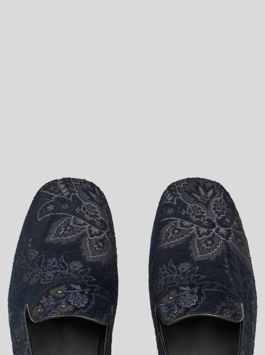 Mocassins^ETRO MOCASSINS EN JACQUARD BLEUMARINE
