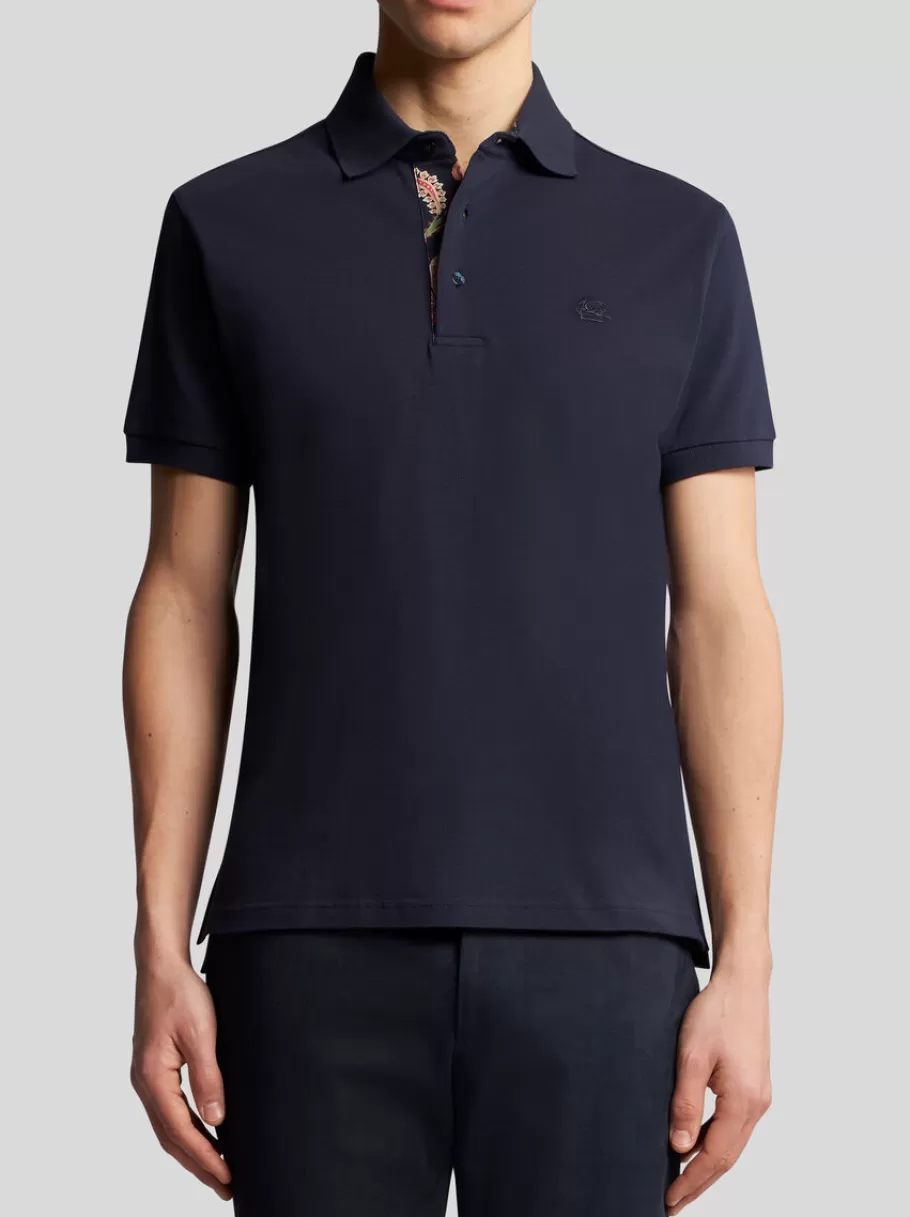 Polos^ETRO POLO AVEC BRODERIE PEGASO