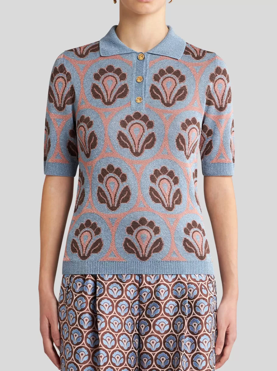 Maille^ETRO POLO EN MAILLE JACQUARD