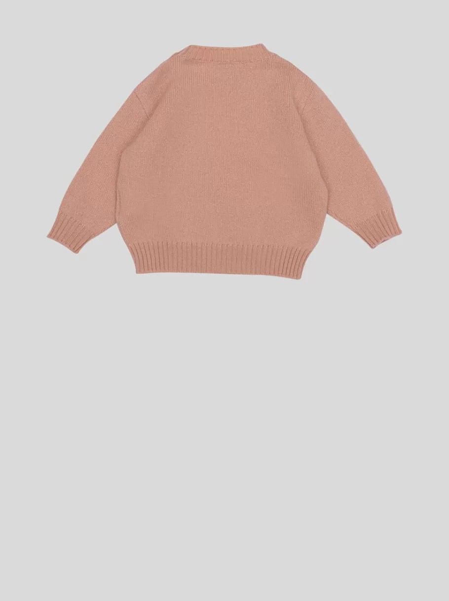 Layette Fille 1-9 Mois^ETRO PULL À LOGO BÉBÉ ROSE
