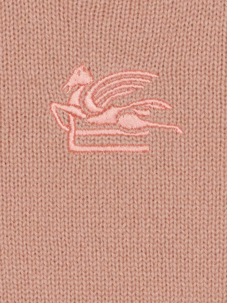 Layette Fille 1-9 Mois^ETRO PULL À LOGO BÉBÉ ROSE