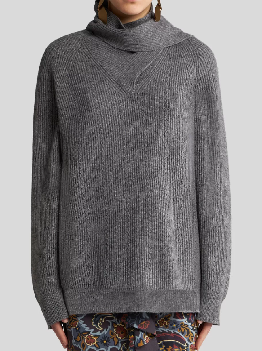 Maille^ETRO PULL EN LAINE ET CACHEMIRE GRIS