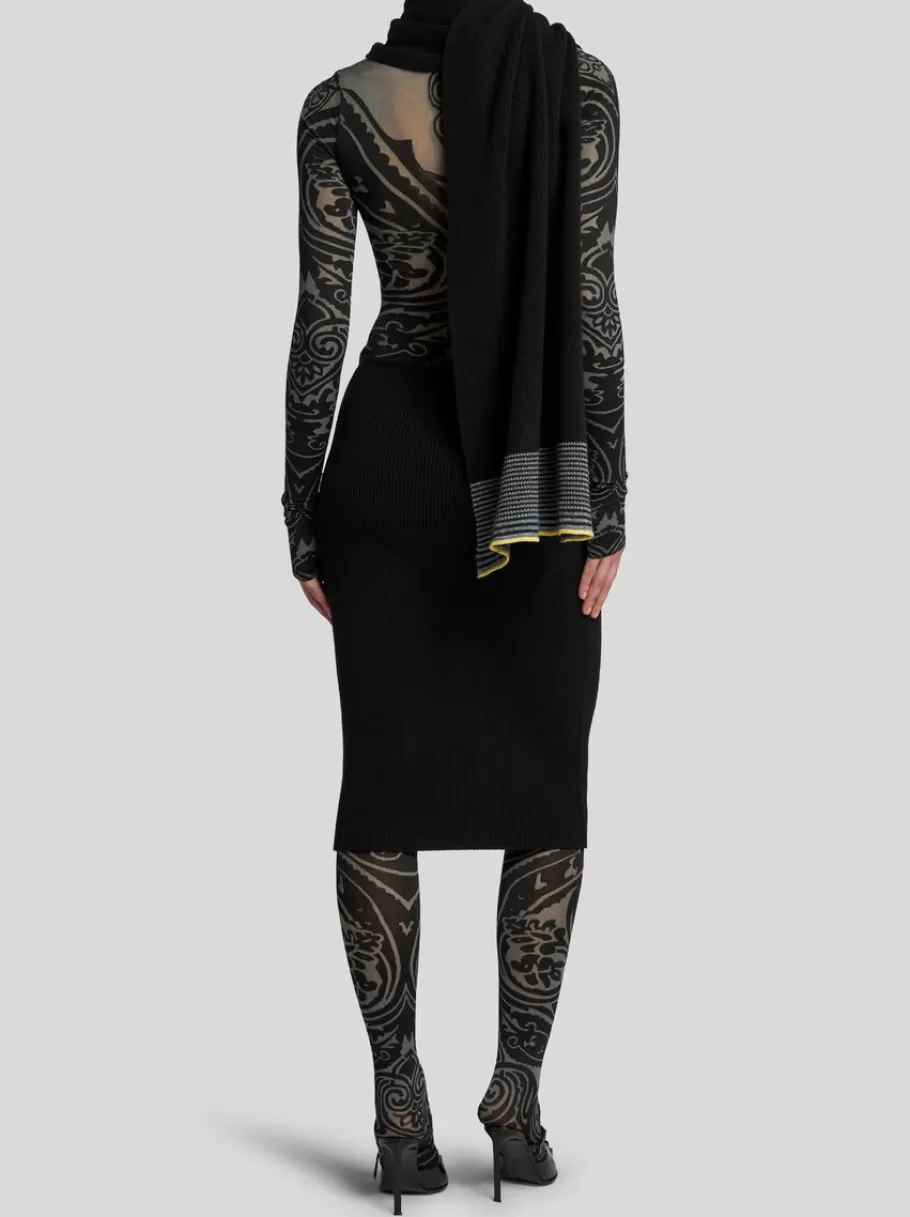Maille | Robes^ETRO ROBE EN MAILLE CÔTELÉE