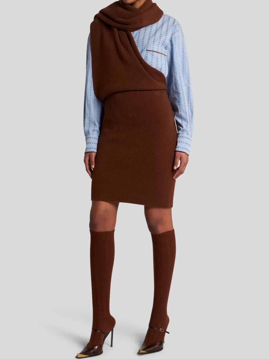 Maille | Robes^ETRO ROBE EN MAILLE CÔTELÉE