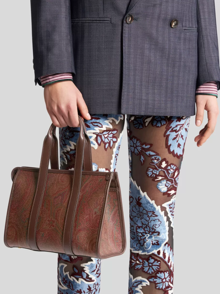 Etro Arnica | Etro Arnica^ETRO SAC À MAIN PAISLEY PETIT MODÈLE MARRON