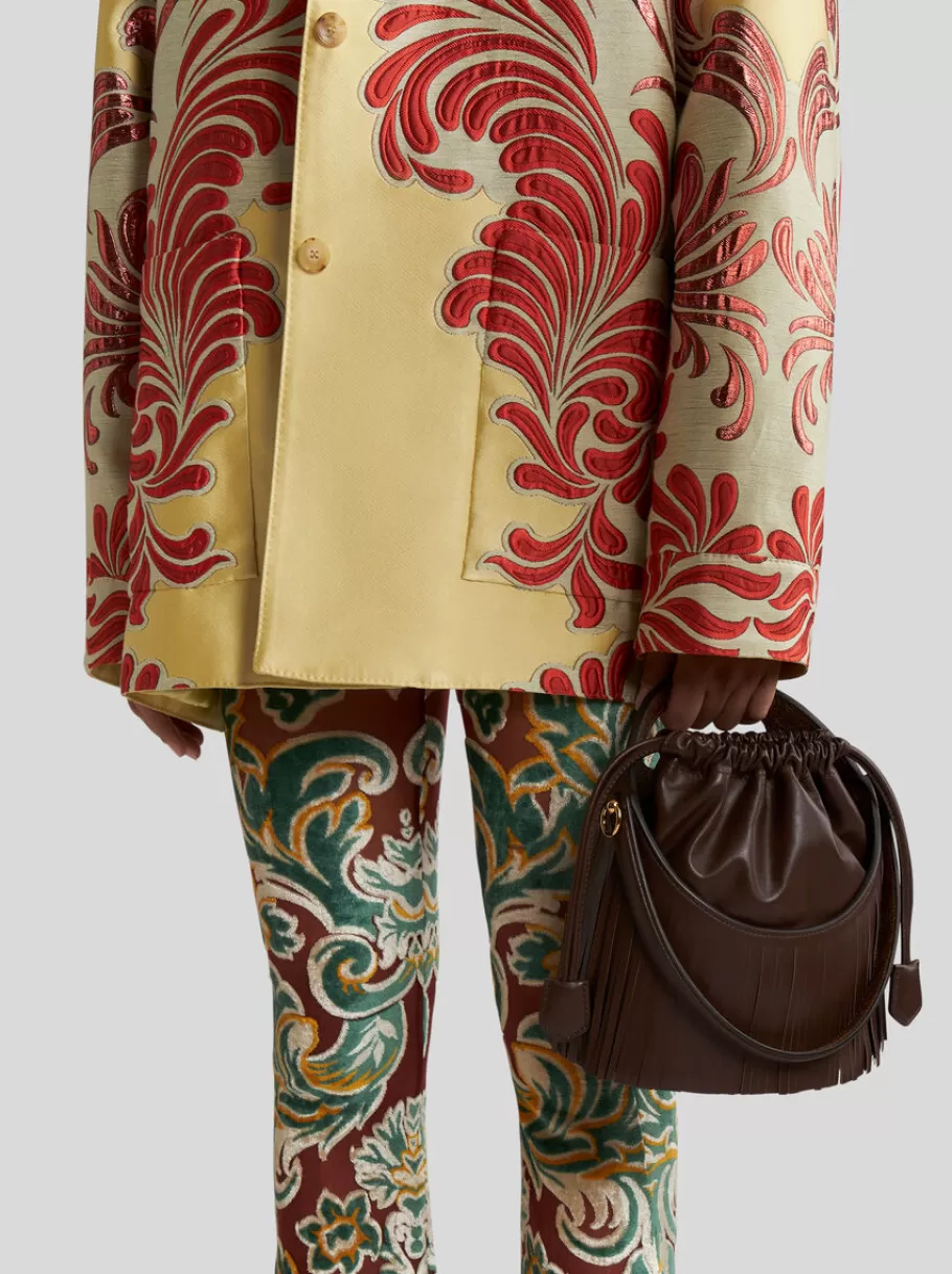 Etro Saturno | Etro Saturno^ETRO SAC SATURNO À FRANGES MODÈLE MOYEN