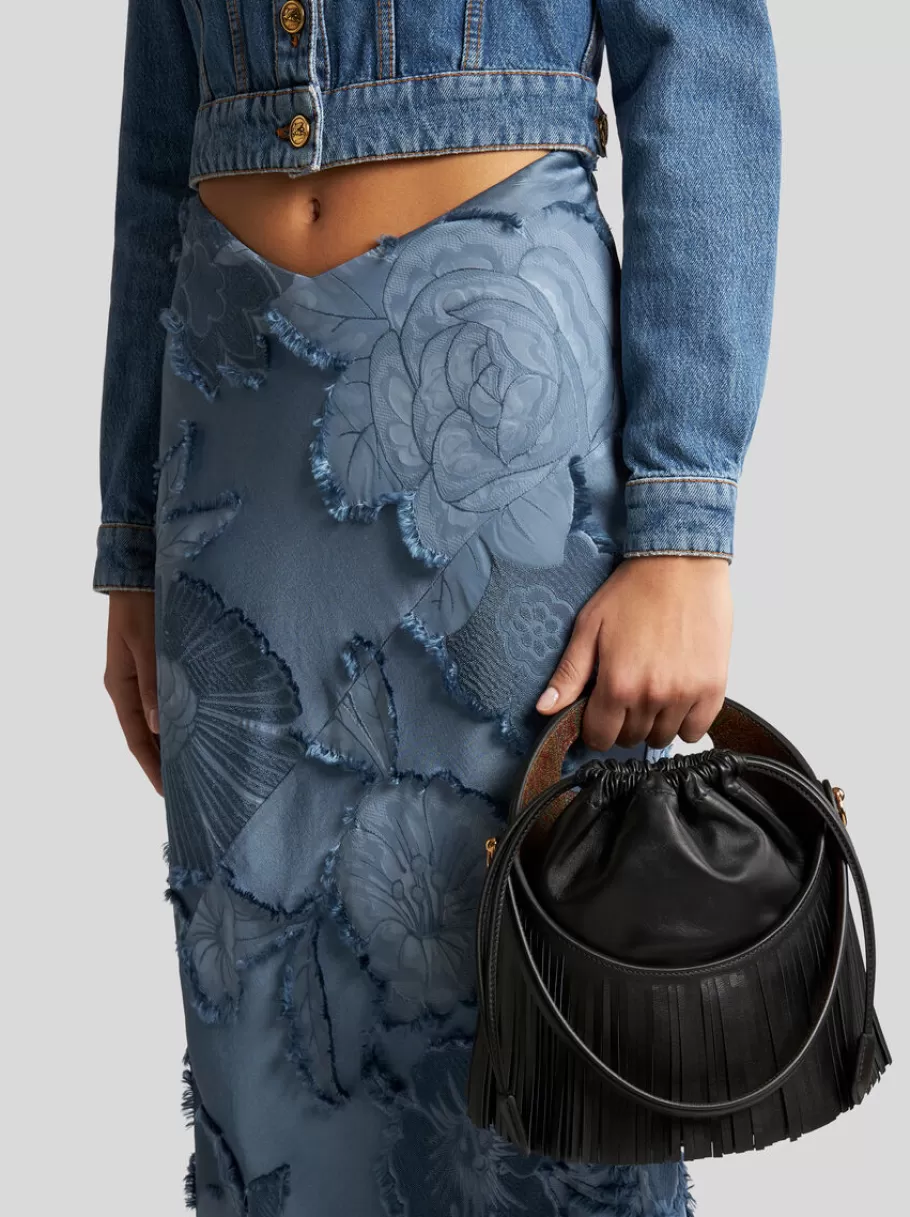 Etro Saturno | Etro Saturno^ETRO SAC SATURNO À FRANGES MODÈLE MOYEN