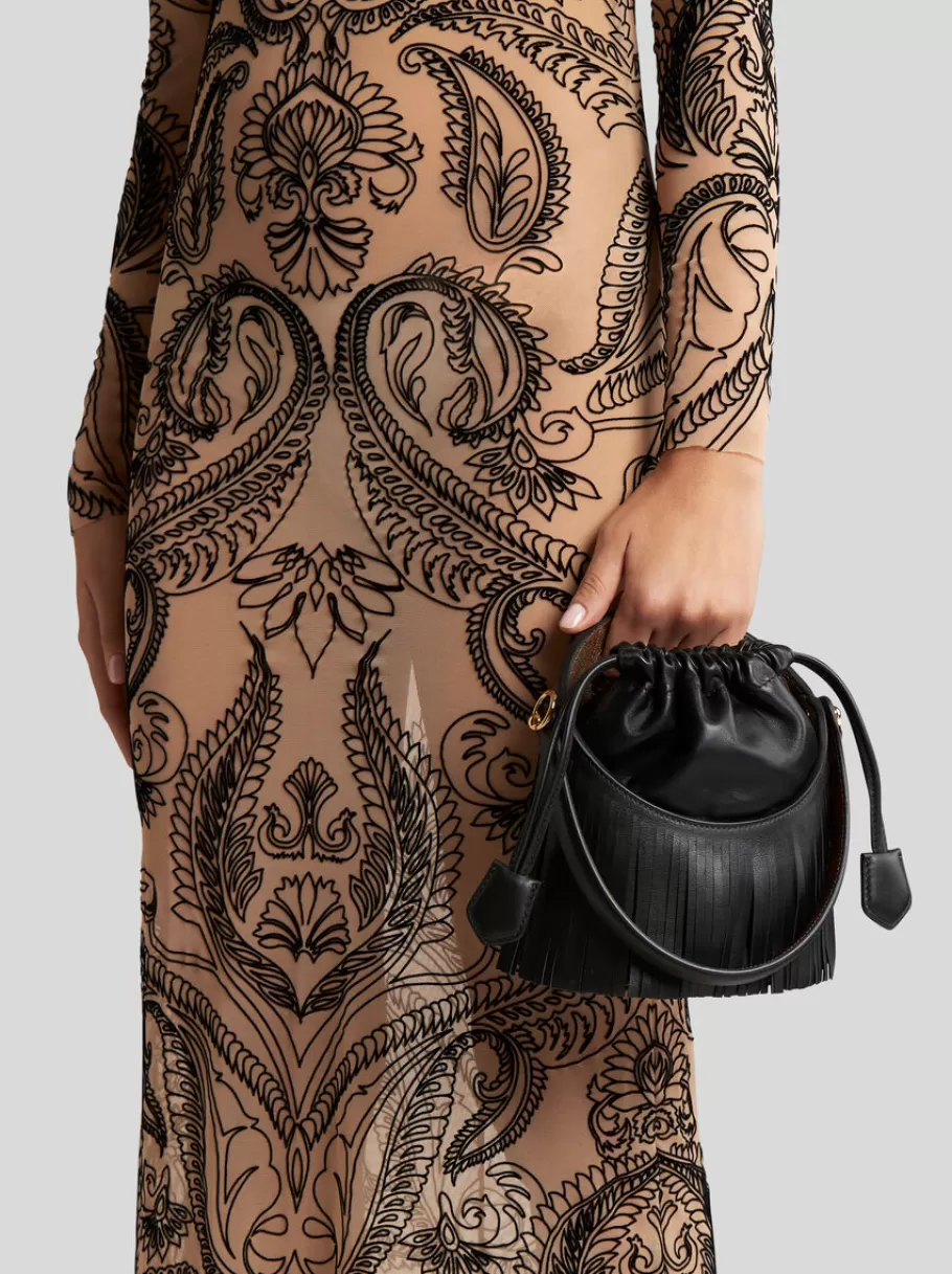 Etro Saturno | Etro Saturno^ETRO SAC SATURNO À FRANGES PETIT MODÈLE