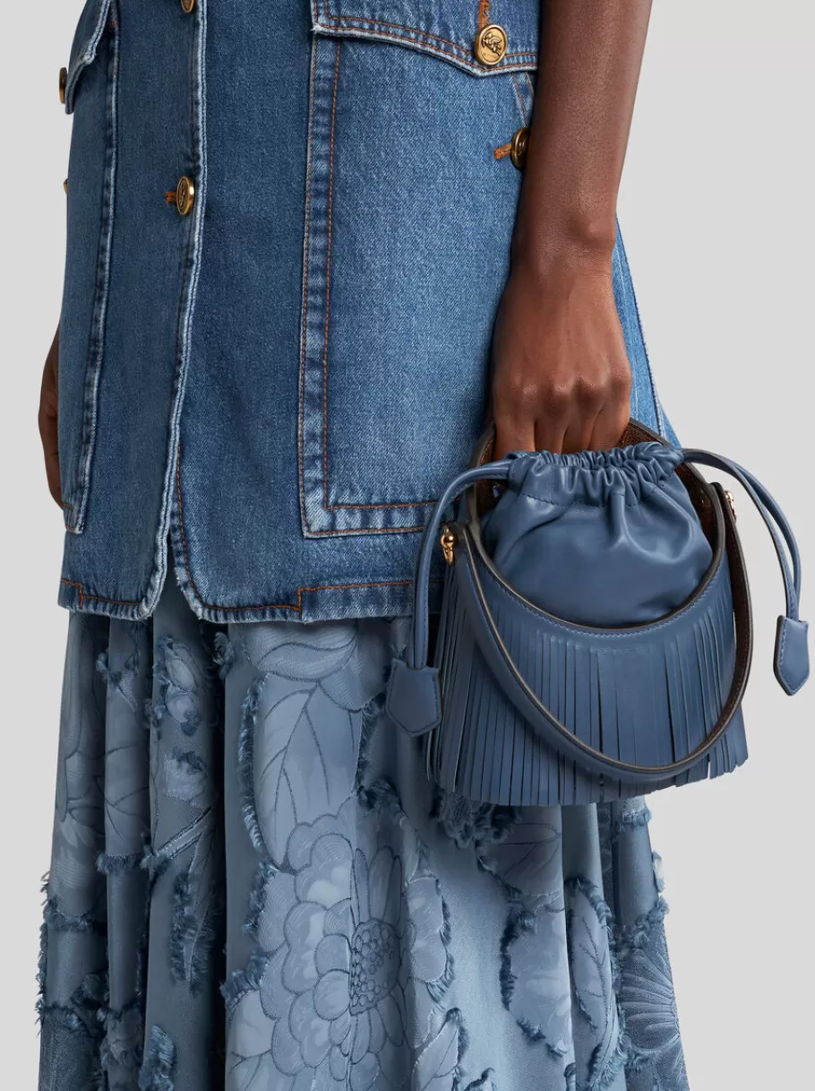 Etro Saturno | Etro Saturno^ETRO SAC SATURNO À FRANGES PETIT MODÈLE