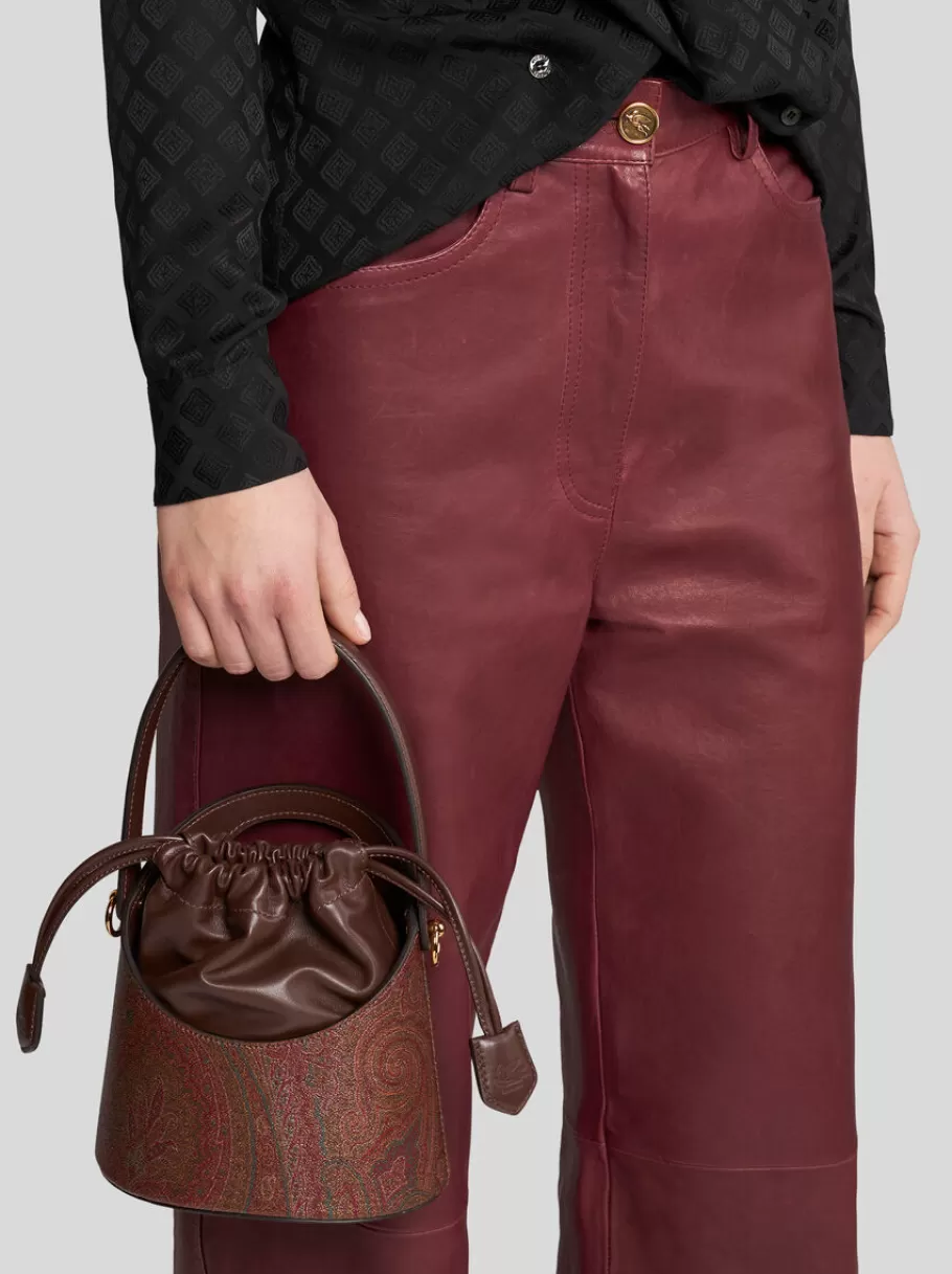 Etro Arnica | Etro Arnica^ETRO SAC SATURNO PAISLEY PETIT MODÈLE MARRON