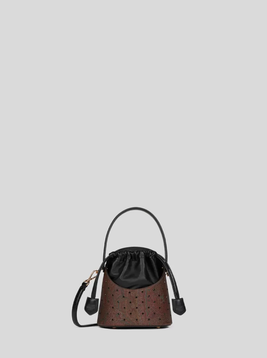 Etro Saturno | Etro Saturno^ETRO SAC SATURNO PAISLEY PETIT MODÈLE NOIR