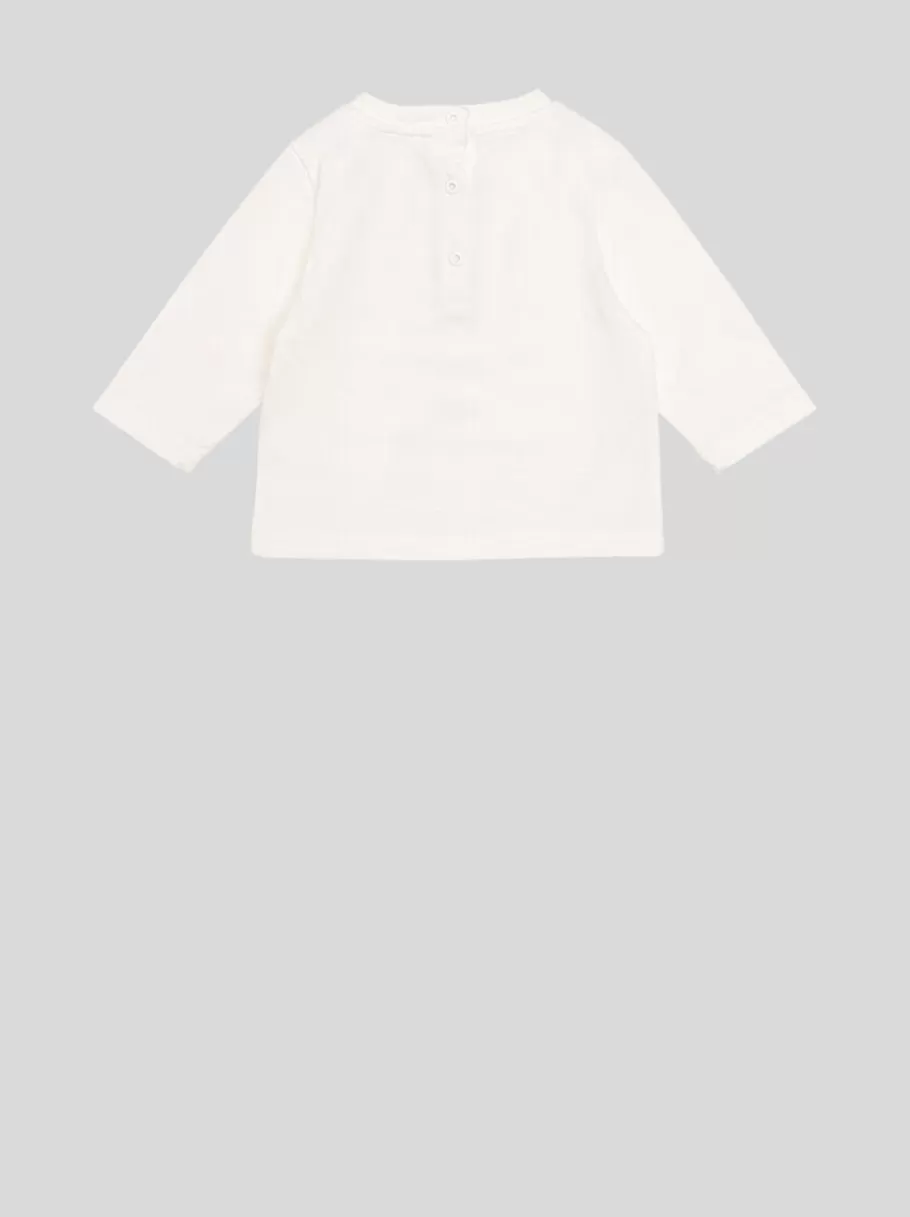 Layette Garçon 1-9 Mois | Layette Fille 1-9 Mois^ETRO T-SHIRT À LOGO BÉBÉ BLANC
