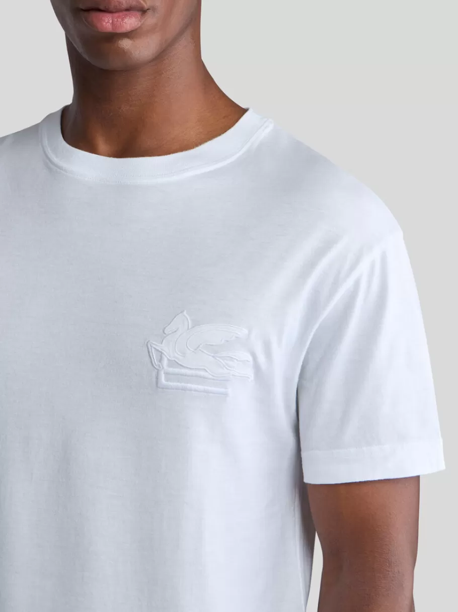 T-Shirt Et Sweat-Shirts^ETRO T-SHIRT AVEC BRODERIE PEGASO